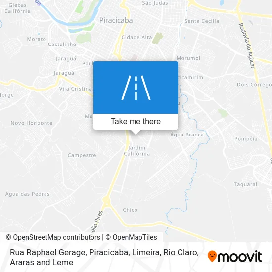 Rua Raphael Gerage map