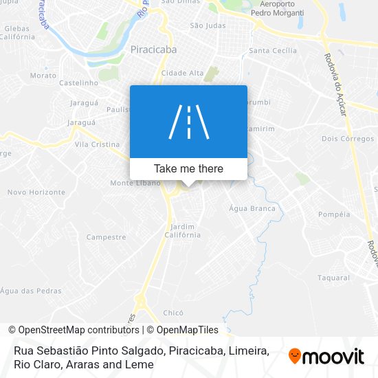 Rua Sebastião Pinto Salgado map
