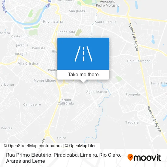 Rua Primo Eleutério map