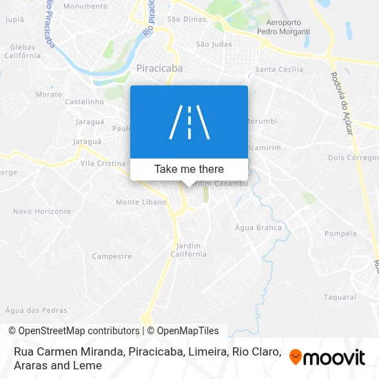 Rua Carmen Miranda map