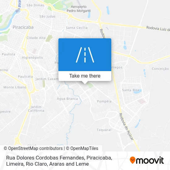 Rua Dolores Cordobas Fernandes map
