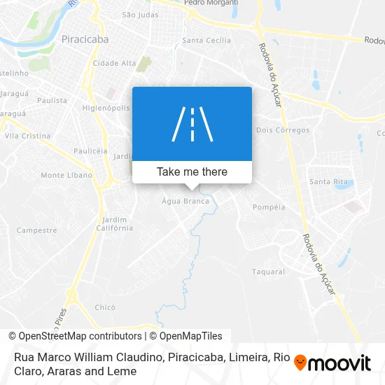 Rua Marco William Claudino map