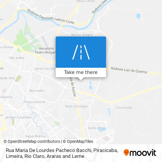 Rua Maria De Lourdes Pacheco Bacchi map