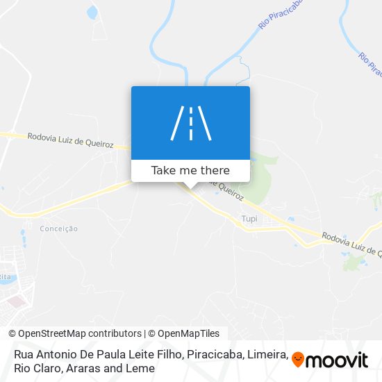 Rua Antonio De Paula Leite Filho map