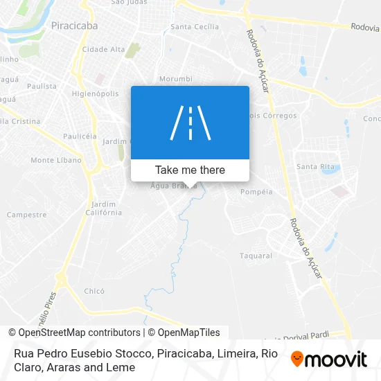 Rua Pedro Eusebio Stocco map