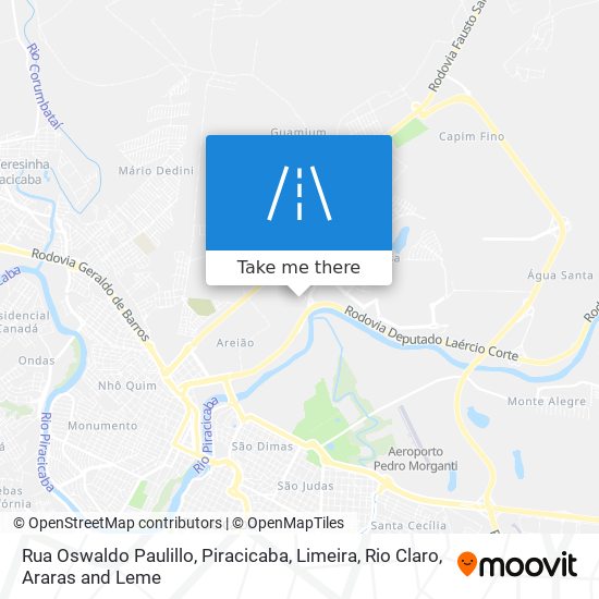 Rua Oswaldo Paulillo map