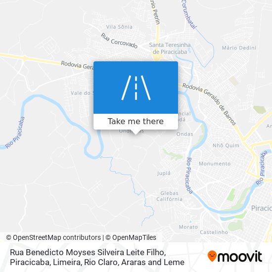 Rua Benedicto Moyses Silveira Leite Filho map