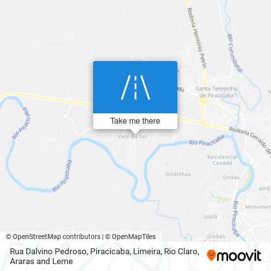 Rua Dalvino Pedroso map