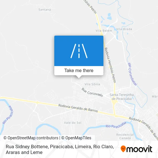 Rua Sidney Bottene map
