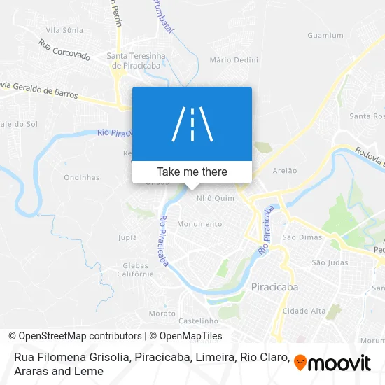 Rua Filomena Grisolia map