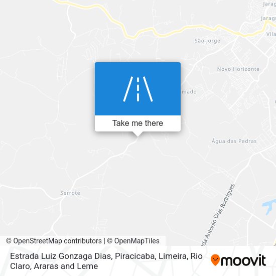 Estrada Luiz Gonzaga Dias map