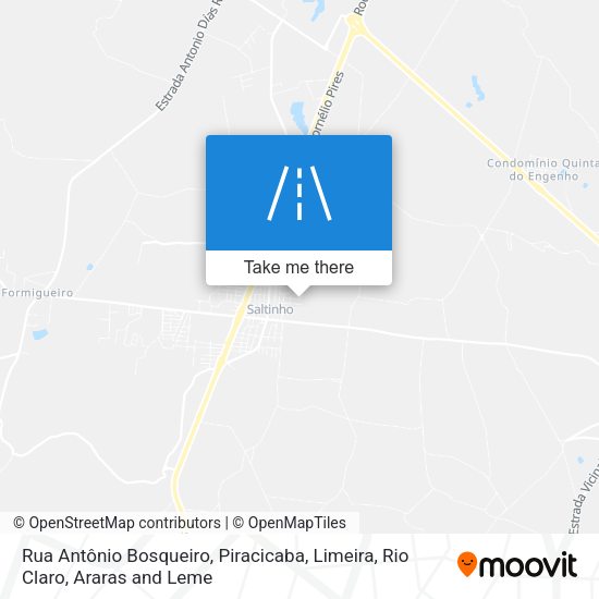 Rua Antônio Bosqueiro map