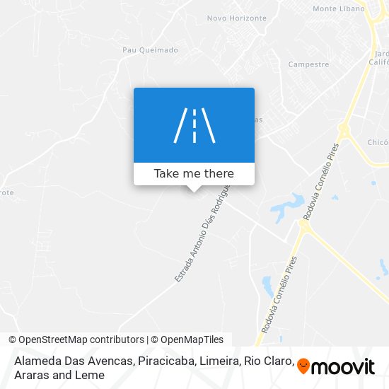 Alameda Das Avencas map