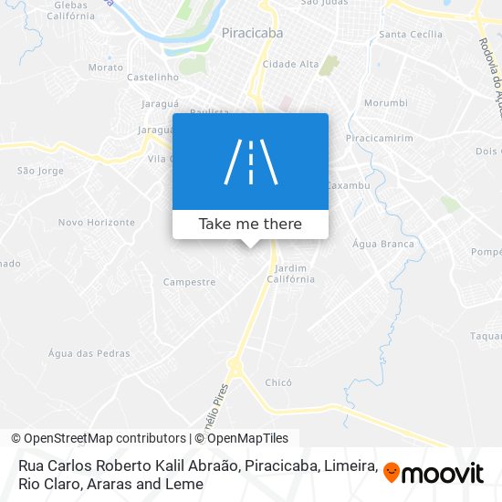 Rua Carlos Roberto Kalil Abraão map