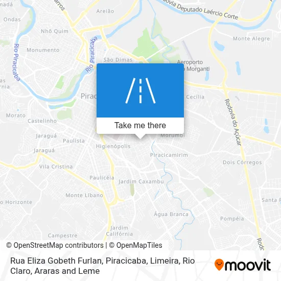 Rua Eliza Gobeth Furlan map