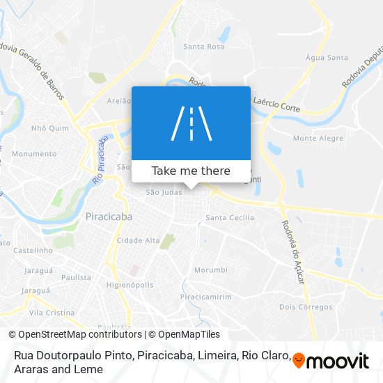 Mapa Rua Doutorpaulo Pinto