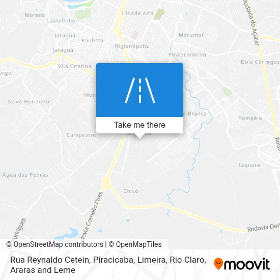 Rua Reynaldo Cetein map