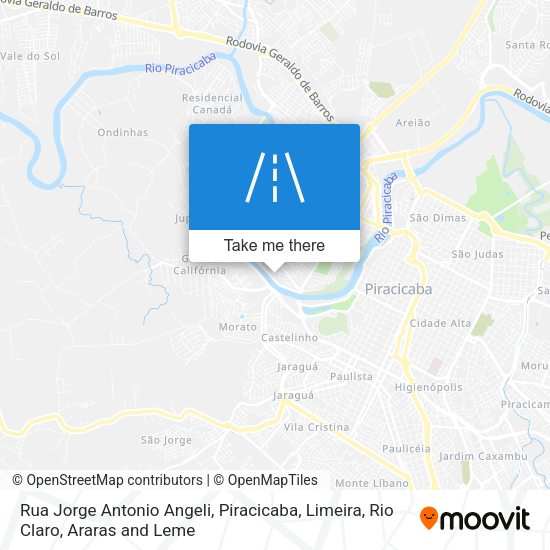 Rua Jorge Antonio Angeli map