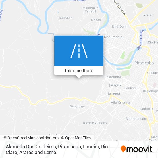 Alameda Das Caldeiras map