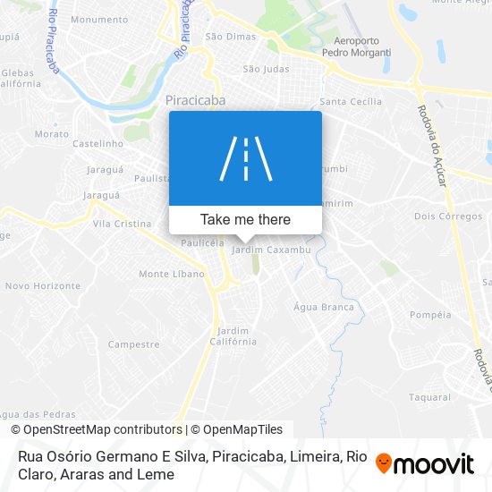 Mapa Rua Osório Germano E Silva