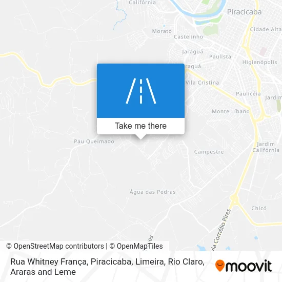 Rua Whitney França map