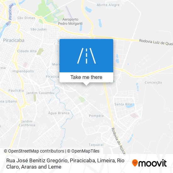 Rua José Benitiz Gregório map