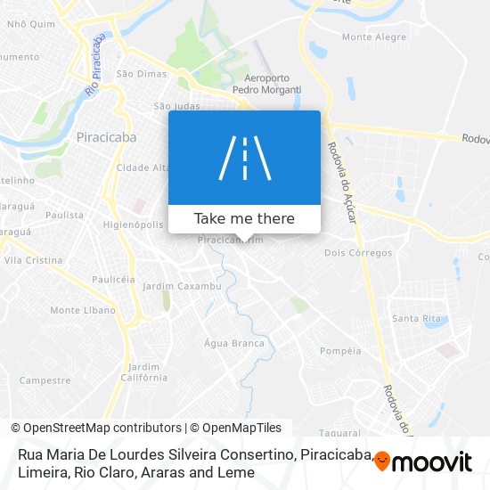 Rua Maria De Lourdes Silveira Consertino map