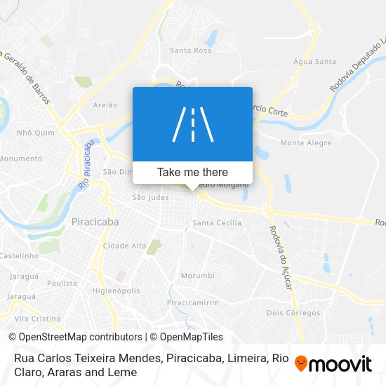 Rua Carlos Teixeira Mendes map