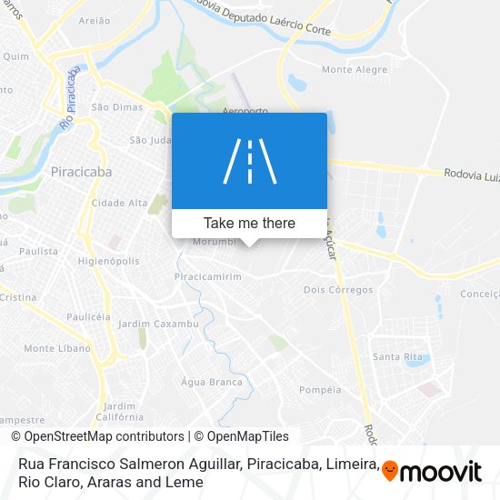 Rua Francisco Salmeron Aguillar map