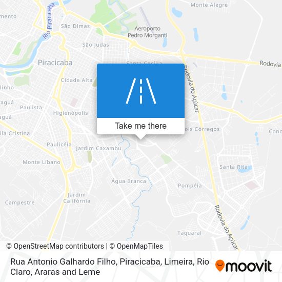 Rua Antonio Galhardo Filho map