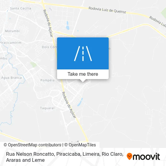 Rua Nelson Roncatto map