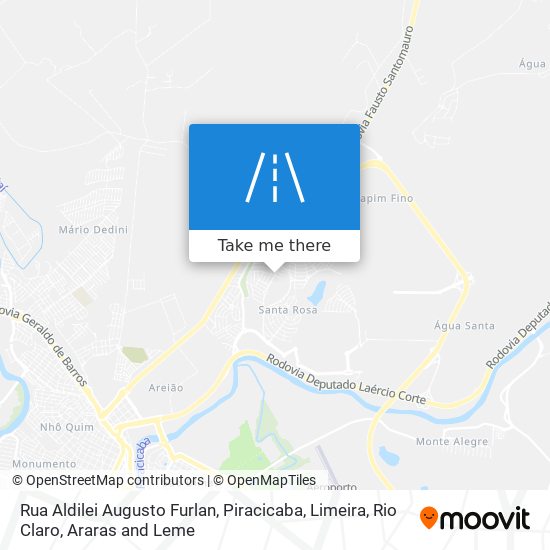 Rua Aldilei Augusto Furlan map