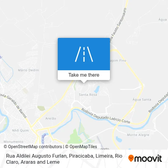 Rua Aldilei Augusto Furlan map