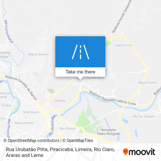 Rua Urubatão Pitta map