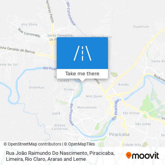 Rua João Raimundo Do Nascimento map