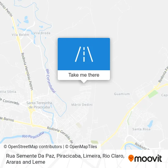 Rua Semente Da Paz map