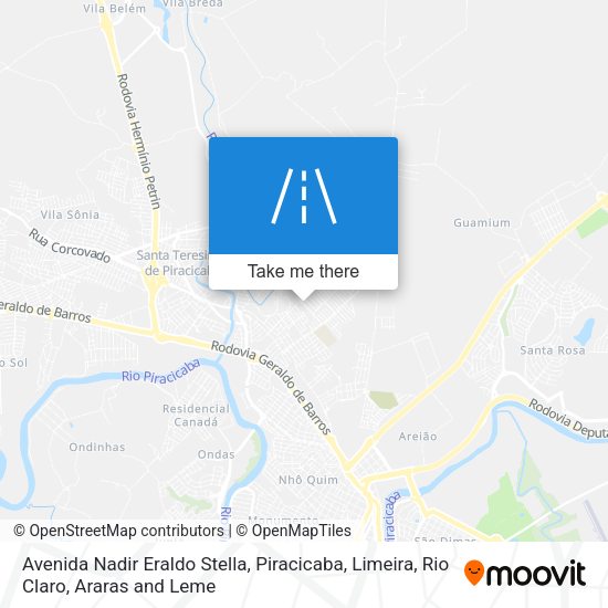 Avenida Nadir Eraldo Stella map