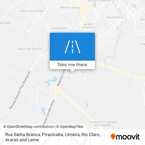 Rua Santa Branca map