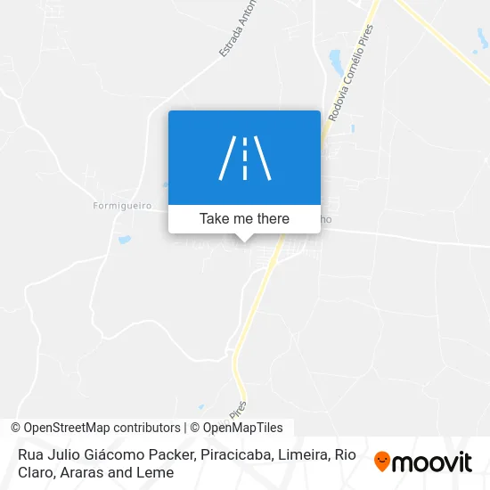 Rua Julio Giácomo Packer map