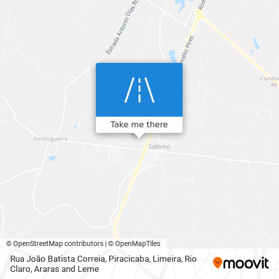 Rua João Batista Correia map
