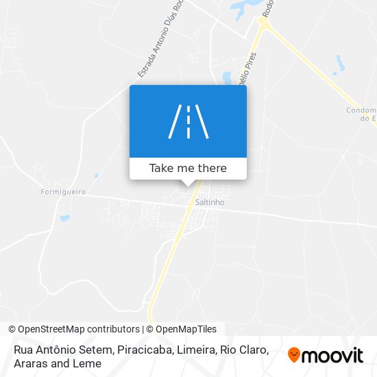 Rua Antônio Setem map