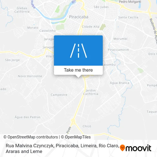 Rua Malvina Czynczyk map