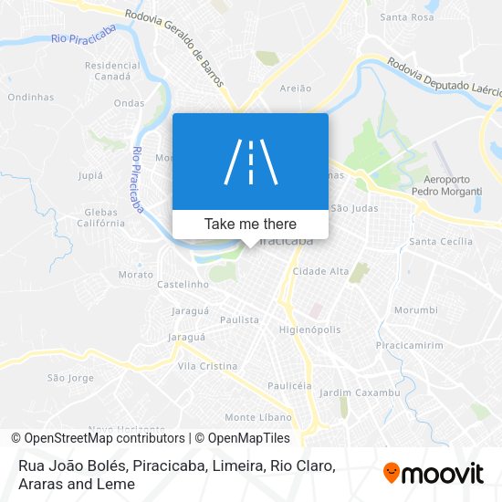 Rua João Bolés map