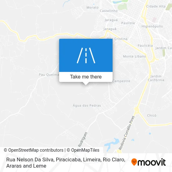 Rua Nelson Da Silva map