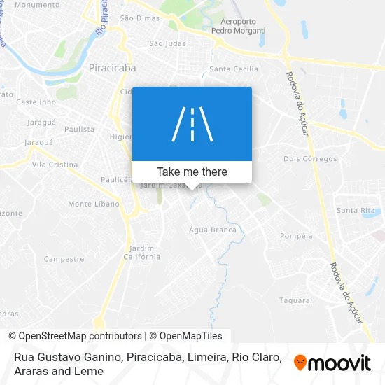 Rua Gustavo Ganino map