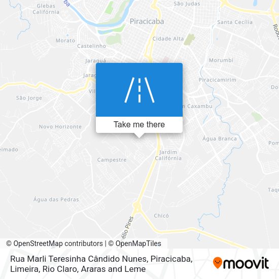 Rua Marli Teresinha Cândido Nunes map