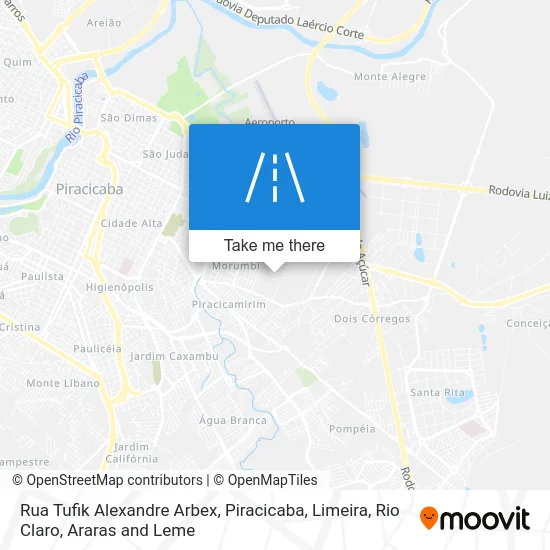 Rua Tufik Alexandre Arbex map