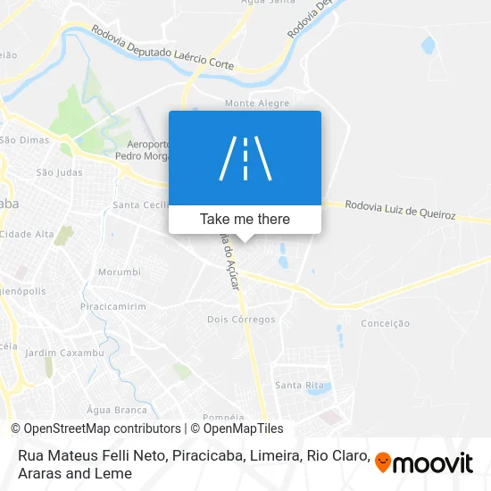 Rua Mateus Felli Neto map