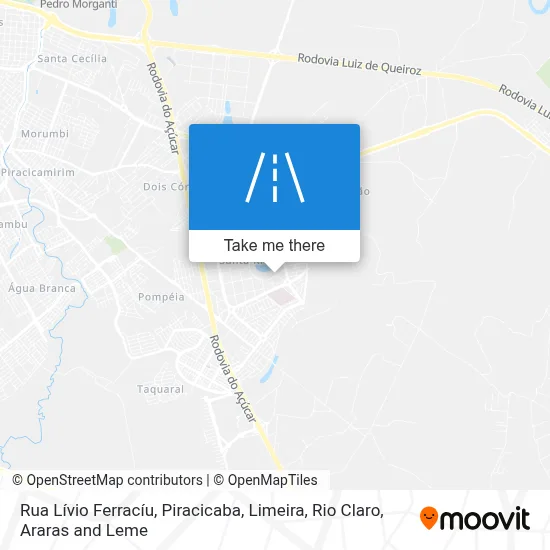 Rua Lívio Ferracíu map
