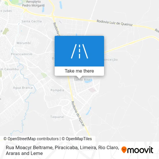 Rua Moacyr Beltrame map